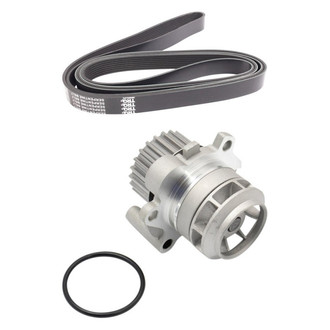 TRQ® - Engine Water Pump and Serpentine Belt Kit