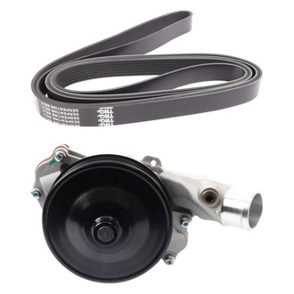 TRQ® - Engine Water Pump and Serpentine Belt Kit