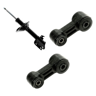 TRQ® BNDL-130865 - Front Driver Side Strut and Stabilizer Bar Link Kit