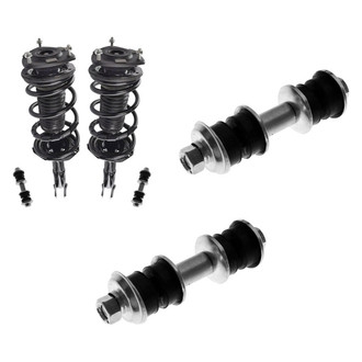TRQ® - Front Driver Side Complete Strut Assembly and Stabilizer Bar Link Kit