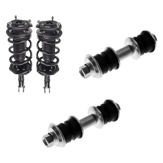 TRQ® - Front Driver Side Complete Strut Assembly and Stabilizer Bar Link Kit