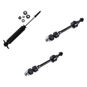 TRQ® - Front Driver Side Shock Absorber and Stabilizer Bar Link Kit