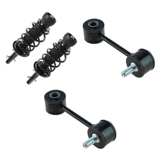TRQ® - Front Driver Side Complete Strut Assembly and Stabilizer Bar Link Kit