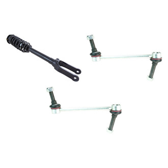 TRQ® - Front Driver Side Complete Strut Assembly and Stabilizer Bar Link Kit
