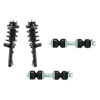 TRQ® - Front Driver Side Complete Strut Assembly and Stabilizer Bar Link Kit