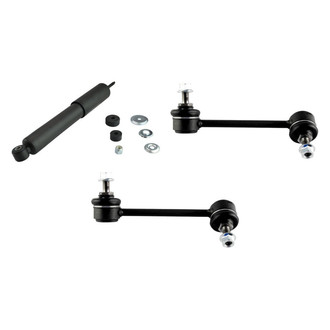 TRQ® - Front Driver Side Shock Absorber and Stabilizer Bar Link Kit