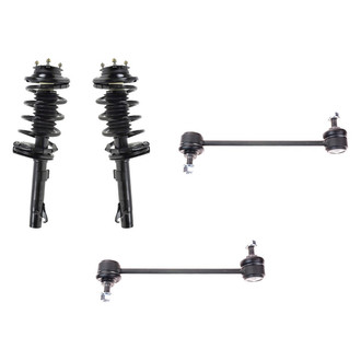TRQ® - Front Driver Side Complete Strut Assembly and Stabilizer Bar Link Kit