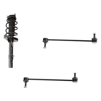 TRQ® - Front Driver Side Complete Strut Assembly and Stabilizer Bar Link Kit