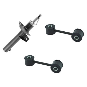 TRQ® - Front Driver Side Strut and Stabilizer Bar Link Kit