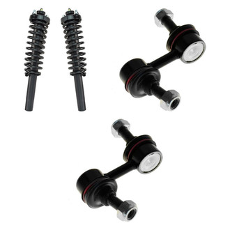 TRQ® - Front Driver Side Complete Strut Assembly and Stabilizer Bar Link Kit