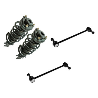 TRQ® - Front Complete Strut Assembly and Stabilizer Bar Link Kit