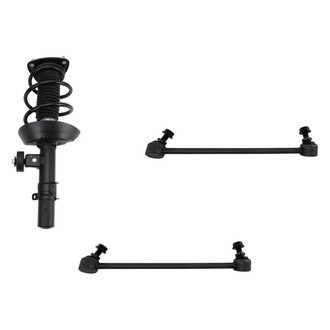 TRQ® - Front Driver Side Complete Strut Assembly and Stabilizer Bar Link Kit