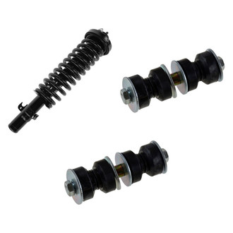 TRQ® - Front Driver Side Complete Strut Assembly and Stabilizer Bar Link Kit
