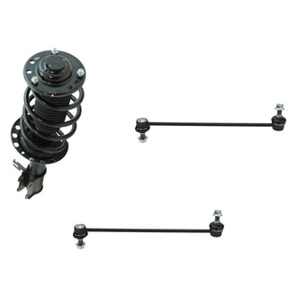TRQ® - Front Complete Strut Assembly and Stabilizer Bar Link Kit