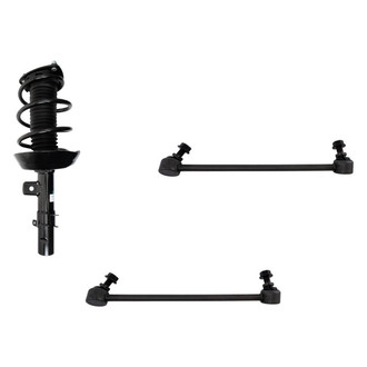 TRQ® - Front Driver Side Complete Strut Assembly and Stabilizer Bar Link Kit