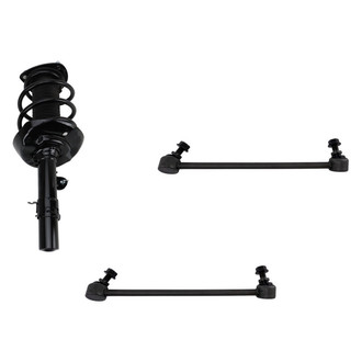TRQ® - Front Driver Side Complete Strut Assembly and Stabilizer Bar Link Kit