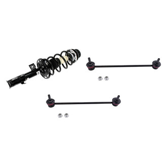 TRQ® - Front Driver Side Strut and Stabilizer Bar Link Kit