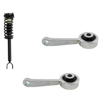 TRQ® - Front Driver Side Complete Strut Assembly and Stabilizer Bar Link Kit