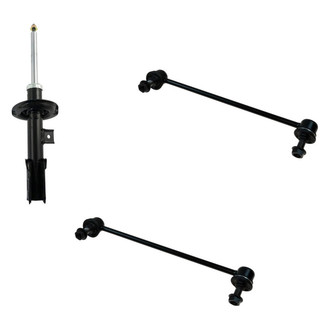 TRQ® - Front Driver Side Strut and Stabilizer Bar Link Kit