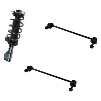 TRQ® - Complete Strut Assembly and Stabilizer Bar Link Kit