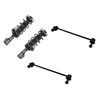 TRQ® - Front Driver Side Complete Strut Assembly and Stabilizer Bar Link Kit