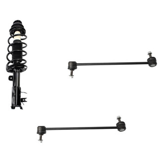 TRQ® - Front Driver Side Complete Strut Assembly and Stabilizer Bar Link Kit