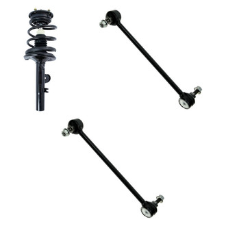 TRQ® - Complete Strut Assembly and Stabilizer Bar Link Kit