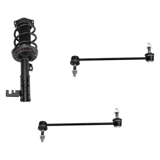 TRQ® - Complete Strut Assembly and Stabilizer Bar Link Kit
