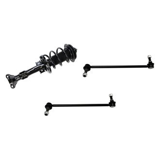 TRQ® - Driver Side Shock Absorbers and Stabilizer Bar Link Kit