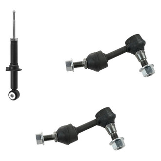 TRQ® - Front Driver Side Shock Absorber and Stabilizer Bar Link Kit