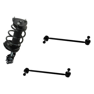 TRQ® - Front Complete Strut Assembly and Stabilizer Bar Link Kit