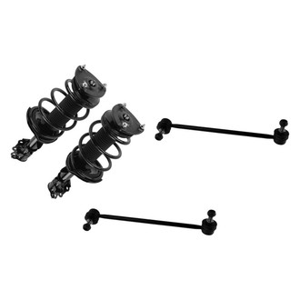 TRQ® - Front Driver Side Complete Strut Assembly and Stabilizer Bar Link Kit