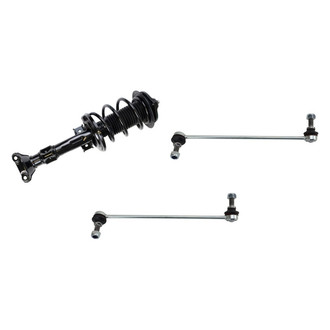 TRQ® - Front Driver Side Strut and Stabilizer Bar Link Kit