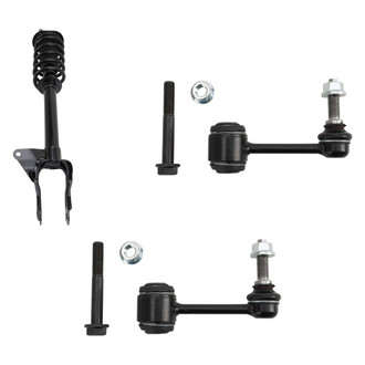 TRQ® - Complete Strut Assembly and Stabilizer Bar Link Kit