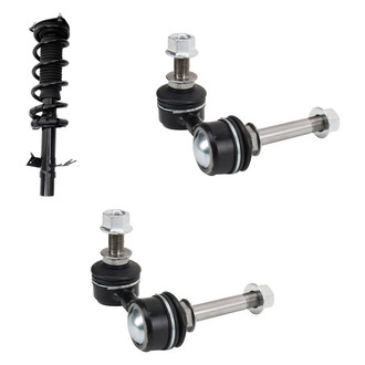 TRQ® - Complete Strut Assembly and Stabilizer Bar Link Kit