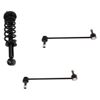 TRQ® - Front Driver Side Complete Strut Assembly and Stabilizer Bar Link Kit