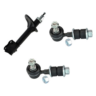 TRQ® BNDL-131052 - Front Driver Side Strut and Stabilizer Bar Link Kit