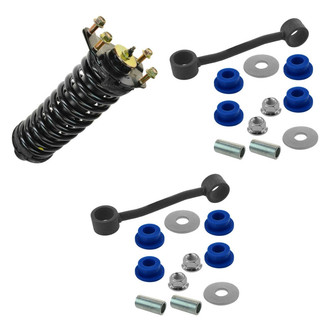 TRQ® - Front Driver Side Complete Strut Assembly and Stabilizer Bar Link Kit