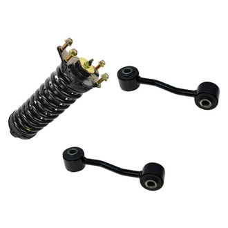 TRQ® - Front Driver Side Complete Strut Assembly and Stabilizer Bar Link Kit