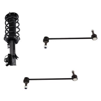 TRQ® - Front Driver Side Strut and Stabilizer Bar Link Kit