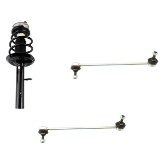 TRQ® - Front Driver Side Strut and Stabilizer Bar Link Kit