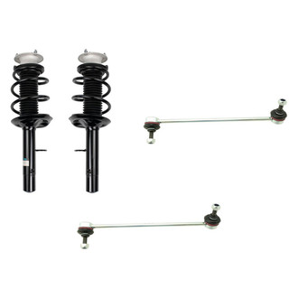 TRQ® - Front Driver Side Complete Strut Assembly and Stabilizer Bar Link Kit