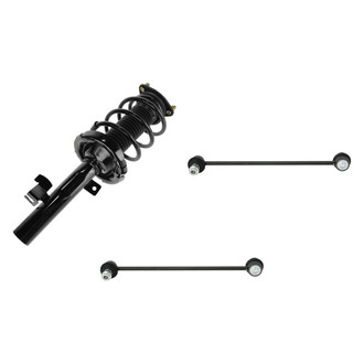 TRQ® - Front Driver Side Complete Strut Assembly and Stabilizer Bar Link Kit