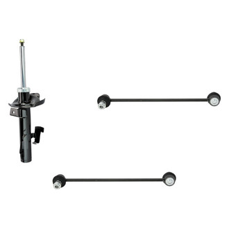 TRQ® - Front Driver Side Strut and Stabilizer Bar Link Kit