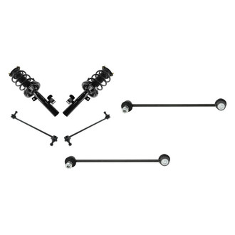 TRQ® - Front Driver Side Complete Strut Assembly and Stabilizer Bar Link Kit