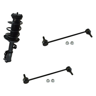 TRQ® - Front Complete Strut Assembly and Stabilizer Bar Link Kit
