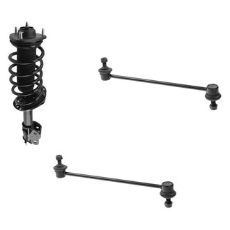 TRQ® BNDL-131090 - Front Driver Side Complete Strut Assembly and Stabilizer Bar Link Kit