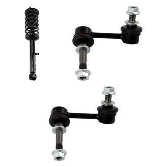 TRQ® - Front Driver Side Strut and Stabilizer Bar Link Kit