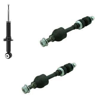 TRQ® - Front Driver Side Shock Absorber and Stabilizer Bar Link Kit