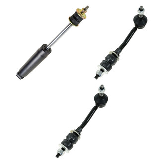 TRQ® - Driver Side Shock Absorber and Stabilizer Bar Link Kit